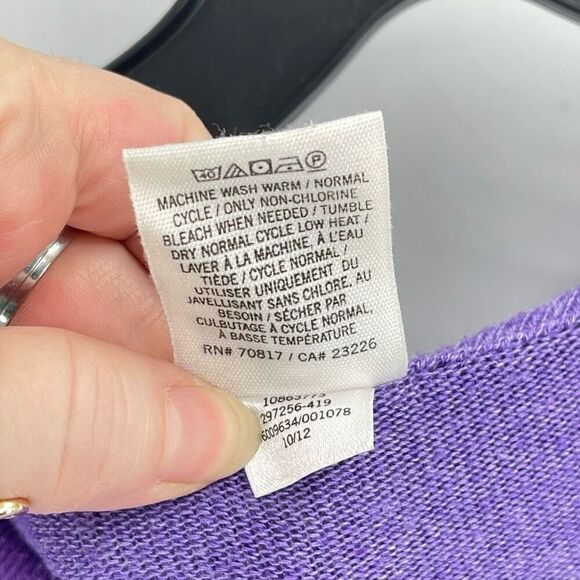 Pink Victoria's Secret Women's Full Zip Hoodie Sweatshirt Purple Size Small - Picture 5 of 9